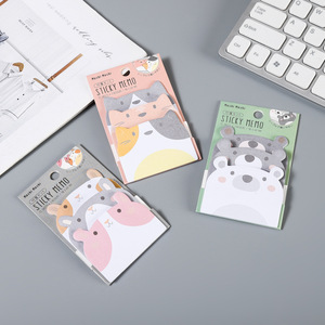 Vendite calde Myway sticky notes logo personalizzato Animal Kawaii Sticky Notes nuovo Design Cute Sticky Notes Logo personalizzato - Product Image 3