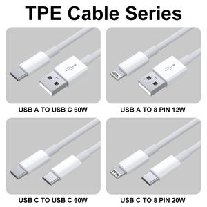 Câble de données pour téléphone portable OEM 5V 2.4A 8 broches avec certificat CE ROHS, câbles de charge USB A <span class=keywords><strong>vers</strong></span> iOS 12W pour <span class=keywords><strong>iPhone</strong></span> - Product Image 3