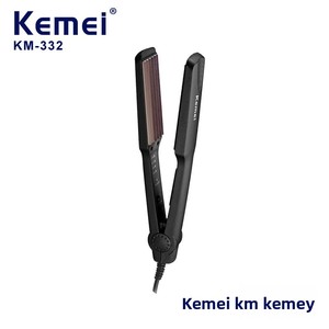 Plancha de Pelo de Cerámica <span class=keywords><strong>Kemei</strong></span> KM-332 con Pantalla Digital LED de Temperatura, Ajustable en Múltiples Niveles, con Iones Negativos - Product Image 1