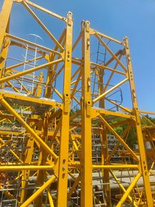 Vente à <span class=keywords><strong>prix</strong></span> réduit d'une nouvelle <span class=keywords><strong>grue</strong></span> à tour à plateforme plate PT6515-8T de fabrication chinoise, hauteur autonome de 60 mètres, mât L68A1 L68B2.L46A1 - Product Image 4