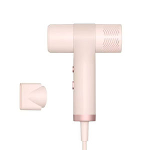 Secador de Pelo Plegable con Iones Negativos, Velocidad Ajustable, Alta Potencia, Cuerpo de Plástico con Degradado Negro, para Uso en el Hogar y el Baño - Product Image 2