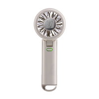 Ventilateur portable pliable AntarcChill Mini Turbo haute vitesse rechargeable par USB avec écran, batterie 2000 mAh pour la maison