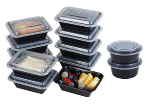 Redonda de plástico rectangular <span class=keywords><strong>para</strong></span> <span class=keywords><strong>llevar</strong></span> transparente desechables recipientes de <span class=keywords><strong>comida</strong></span> rápida con tapas <span class=keywords><strong>para</strong></span> microondas - Product Image 6