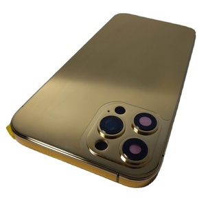 Khung điện thoại <span class=keywords><strong>iPhone</strong></span> 12/13/14/15/16 Pro Max mạ vàng thật, không phai màu, chất lượng cao, sang trọng, bán chạy nhất - Product Image 1