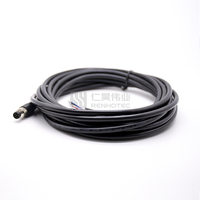 Connecteur circulaire M8 6 broches mâle A Code IP68 câble de capteur M8 étanche câble de moulage mâle 6 pôles