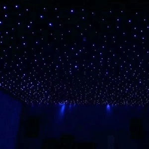 60*120cm LED sợi quang bầu trời đầy sao Bảng điều khiển Twinkle chụp sao trang trí nhà với Polyester Acoustic Board LED Twinkle ánh sáng - Product Image 3