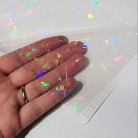 Rollo de Vinilo Autoadhesivo Personalizado, Película de Laminación en Frío Impermeable, Papel Adhesivo Holográfico para Impresión