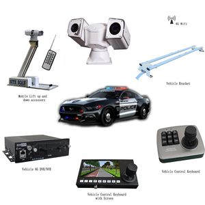 Câmera PTZ Montada no Teto de Veículo com Visão Noturna de 500M e Visão Diurna de 1000m, Câmera IP Full HD 1080p 2mp/4mp - Product Image 6