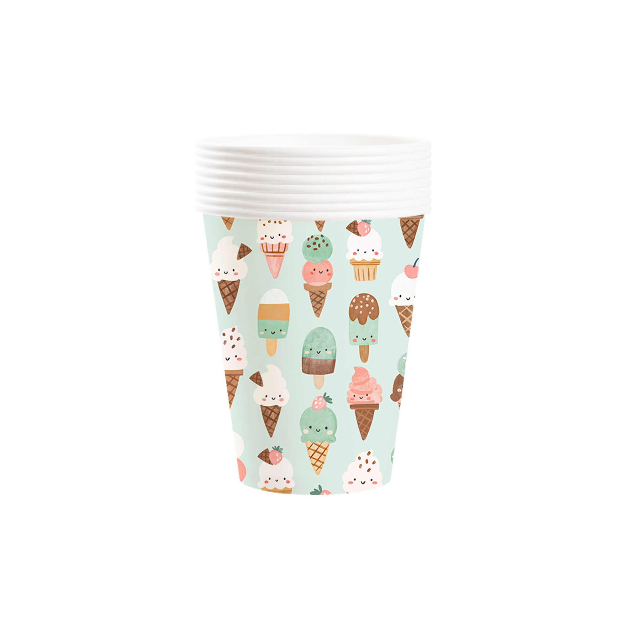 Vaso de papel de 9 oz * 8 unidades