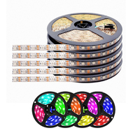 Bande lumineuse LED Sanly, bande lumineuse LED pour téléviseur, bande lumineuse LED flexible avec contrôle par application intelligente