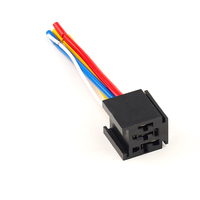 Câble de connecteur de prise de relais de démarreur de voiture automatique 12V 24V 80A 4 5 broches avec support de relais automobile 5Pin