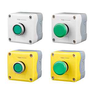 <b>Push</b> <b>Button</b> <b>Switch</b> Box 1NO IP65 Non-Illuminated Dome Head Green Start Stop Control Panel - Product Image 3