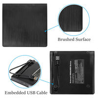 Masterizzatore Lettore CD/DVD Esterno Sottile USB 3.0 per Laptop PC Mac HP