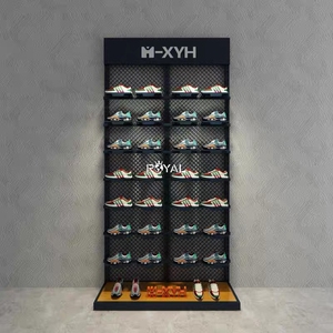 Các nhà sản xuất may mặc bằng gỗ thể thao cửa hàng phù hợp với giày thể thao Rack hiển thị - Product Image 3