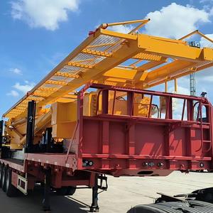 Plataforma elevadora telescópica roja con sistema hidráulico completo para construcción en alta altitud - Product Image 5