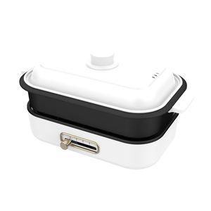 MeiShengFa Pococina 800W mini olla de cocina eléctrica multifuncional cuadrada olla de cocina multifunción - Product Image 1