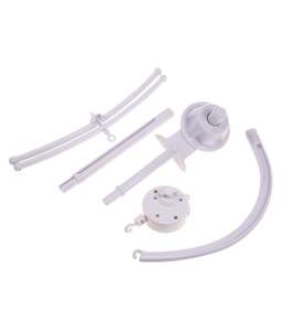 Porte-cloche en ABS pour berceau de bébé, boîte à musique Mobile, blanc - Product Image 4
