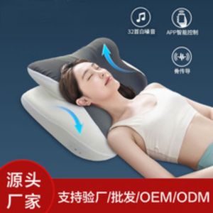 Busa memori ortopedi ergonomis dengan kebisingan putih, penopang leher pintar untuk desain medis terapi tidur Rumah Tangga - Product Image 4