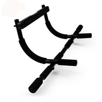 Barre de traction murale horizontale pour porte, réglable, avec poignée en mousse souple, entraîneur de force, usage commercial, tube en acier de 1,88 mm