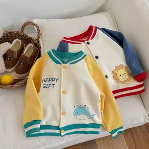 Neue Frühling Herbst Jacke Kinder Kleidung Baby Boy Girl 100% Baumwolle Jacke Kinder Mantel Pullover