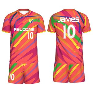 Jersey Sepak Bola Original Custom Tim Sepak Bola Kaos 100% Poliester Cetak Sublimasi Bernapas Cepat Kering Lengan Pendek Musim Panas - Product Image 6