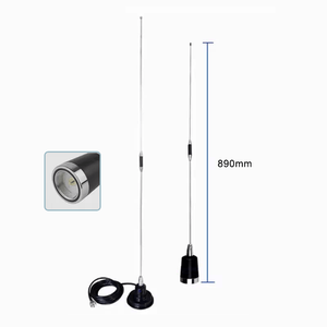 Antenne flexible pour véhicule en acier inoxydable UHF 400-520Mhz 5.5dBi, antenne radio mobile pour voiture avec connecteur NMO - Product Image 2