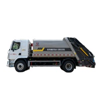 Camion compacteur de déchets Liuzhou Dongfeng 15CBM Euro6 LHD 4x2 Diesel Manuel pour la collecte des déchets municipaux