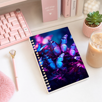 Carnet de recettes écologique personnalisé avec impression UV 4K, classeur transparent à anneaux, organisation de la cuisine, cadeau pour les gourmets