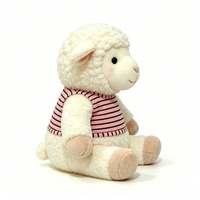 Peluche d'agneau personnalisée, mouton en peluche mignon, jouet en peluche doux, peluche d'agneau en peluche