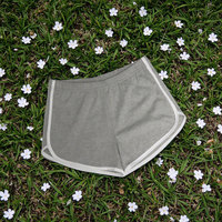 Shorts d'Été Personnalisés pour Femmes Filles, Shorts Doux Taille Basse Effet Push-Up en Spandex pour Cyclisme et Gym