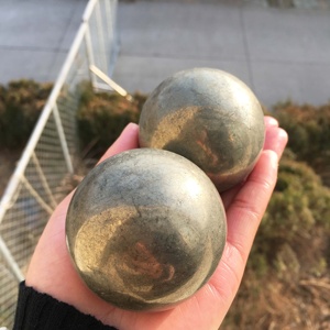 Venta al por mayor <span class=keywords><strong>de</strong></span> minerales naturales pirita esfera amarilla piedra Semi-preciosa energía <span class=keywords><strong>de</strong></span> sanación <span class=keywords><strong>bola</strong></span> <span class=keywords><strong>de</strong></span> <span class=keywords><strong>cristal</strong></span> - Product Image 6