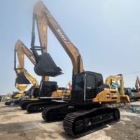 Excavatrice hydraulique SANY SY215H d'occasion à prix abordable, système hydraulique complet d'origine pour travaux de terrassement routier, exportation mondiale