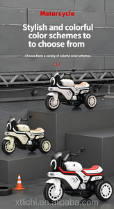 Moto électrique pour enfants alimentée par batterie 6V, tricycle à 3 <span class=keywords><strong>roues</strong></span> avec moteur 390 pour les tout-petits, vélo pour enfants - Product Image 4