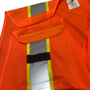 Gilet de sécurité à 5 points de fixation CITICITYHi Vis avec dos réfléchissant en forme de X et poches, conforme aux normes ANSI - Product Image 6