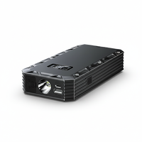 Power Bank Portabel IBD 3-in-1 45W Pengisian Cepat Senter LED 10000/12000mAh Penguat Baterai Jump Starter Mobil Motor Truk