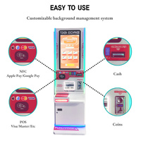 Vente en gros d'usine 24 heures sur 24 paiements en ligne distributeur automatique Machine à changer les jetons d'arcade distributeur automatique d'échange de pièces de monnaie