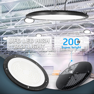 Projecteurs LED UFO High Bay 100W 200W 300W DOB IP45 IP65 Ra80 en aluminium moulé sous pression pour éclairage industriel d'entrepôt - Product Image 2