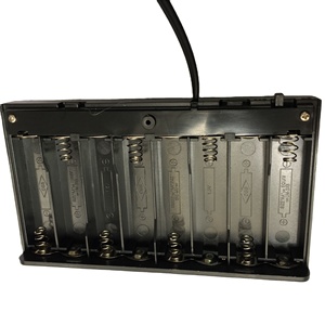 Plástico <span class=keywords><strong>12V</strong></span> 8AA Celdas Caja de batería AA con cubierta Interruptor de encendido y apagado - Product Image 4