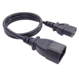 Universal <strong>Power</strong> Cord IEC C13 to C14 <strong>Power</strong> Cord 1.5m 1.8m 18AWG C13 C14 <strong>Power</strong> Extension <strong>Cable</strong> <strong>for</strong> PC Computer Monitor PDU <strong>LG</strong> <strong>TV</strong> - Product Image 2