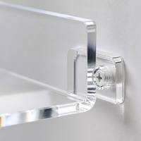 Estante Flotante en Forma de U de Acrílico Sólido Personalizado, Impresión UV, Estante Invisible para Pared, Decoración para Cuarto de Niños o Sala de Estar