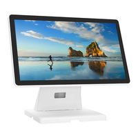 Moniteur tactile capacitif de 15,6 pouces, nouvelle version, blanc et noir, pour les magasins de détail
