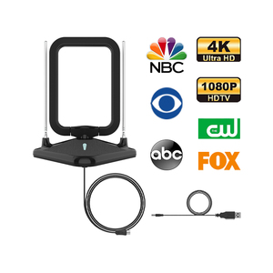 GREENTEK 2021 Meilleure <span class=keywords><strong>antenne</strong></span> TV numérique intérieure à boucle de signal la plus récente - Product Image 4
