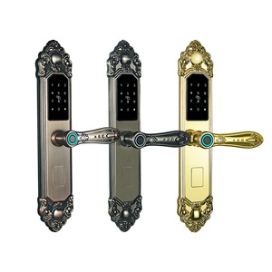 <span class=keywords><strong>Cerradura</strong></span> Inteligente de Seguridad para Puerta, con Huella Dactilar <span class=keywords><strong>Biométrica</strong></span>, Diseño Retro de Lujo, Compatible con OEM/ODM, para Puerta <span class=keywords><strong>Exterior</strong></span> de Villa o Casa de Campo - Product Image 1