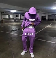 Sweat-shirt à capuche personnalisé Y2k à imprimé gonflé lourd, streetwear pour hommes, ensemble de survêtement et de sweat-shirt de haute qualité pour hommes