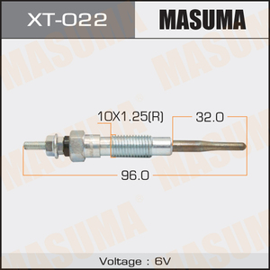 XT-022 MASUMA-piezas de repuesto para coche, bujía eléctrica incandescente, D17A2, 19850-54077, 19850-54077, 19850-54070, para TOYOTA CROWN LS130 - Product Image 2