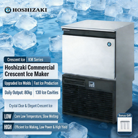 Machine à glaçons commerciale Hoshizaki KM-80C, type croissant, autonome, refroidissement par air, pour bar, restaurant, café