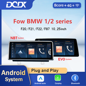 Lettore Multimediale GPS per Auto da 10,25 Pollici con Carplay e Snapdragon 665 per <span class=keywords><strong>BMW</strong></span> Serie <span class=keywords><strong>1</strong></span> 2 M2 F20 <span class=keywords><strong>F21</strong></span> F22 F87 2013-2017 NBT EVO - Product Image 1