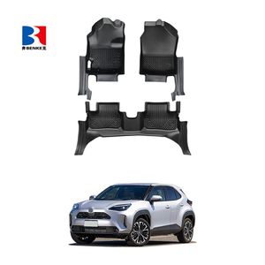 Factory Custom5D TPE <b>Rubber</b> Eco-friendly Waterproof Anti Slip5D Car <b>Floor</b> Mats 4 Pieces for Toyota Yaris Cross(LHD) 2024-2025 - Product Image 2