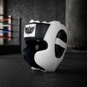 IRON PUNCH Tri-Tech Sports Safety Training Head Guard Real Artificial Leather Thick 4-Layer Padding DUAL LOCK Closing System - Product Image 5