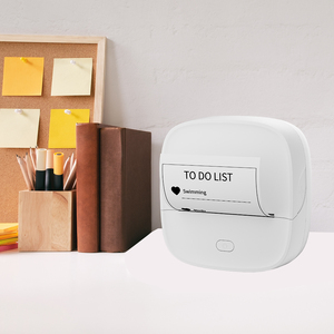 DIY Mini Bolso Sem Fio Inteligente Handheld Cartão Etiqueta de Impressão Inkless BT Do Telefone Móvel Blue Tooth Impressora Térmica Portátil - Product Image 4